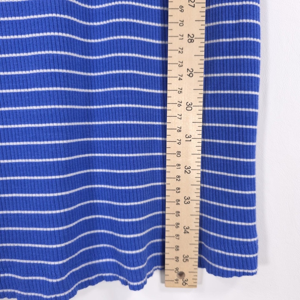 Lilly Pulitzer MARLOWE BECKON Blue BREEZE Striped Rib Knit Dress Crochet SMALL - Picture 7 of 15